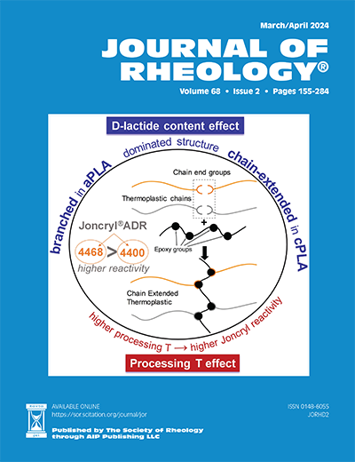 Journal of Rheology Cover