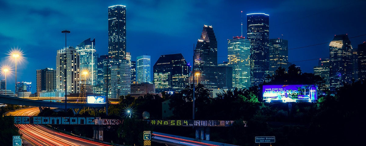 Houston Skyline at Night