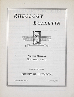 Rheology Bulletin Vol. 17 No. 2 Aug 1946
