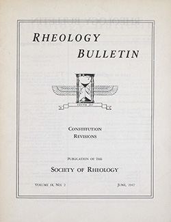 Rheology Bulletin Vol. 18 No. 2 Jun 1947