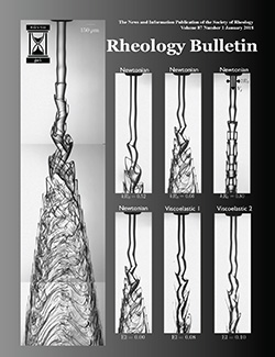 Rheology Bulletin Vol. 87 No. 1 Jan 2018