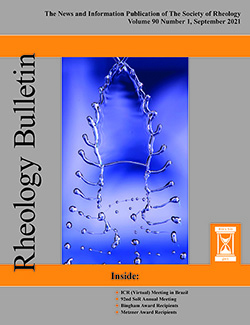 Rheology Bulletin Vol. 90 No. 1 Sep 2021